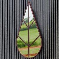 Tear Drop Indoor Outdoor Wall Mirror