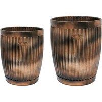 Set of 2 Hampton Bowl Plant Pots