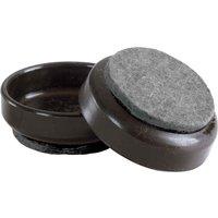 Set of 4 Felt Based Castor Cups