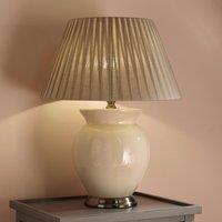 Hadley Cream Ceramic Table Lamp