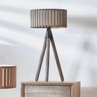 Rabanne Wooden Slat Tripod Table Lamp