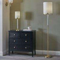 Midland Marble Effect Floor Lamp