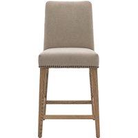 Rhewl Set of 2 Bar Stools, Linen