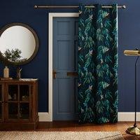 Kingfisher Eyelet Door Curtain