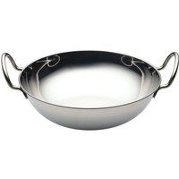 KitchenCraft World of Flavours 26cm Stainless Steel Balti Dish