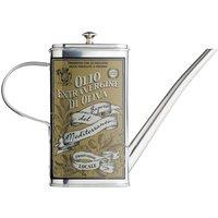 KitchenCraft World of Flavours Italian Stainless Steel Oil Can Drizzle 500ml