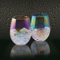 BarCraft Set of 2 Lustre Tumbler Glasses