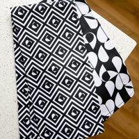 Monochrome Set of 2 Tea Towels