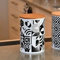 Monochrome Avant Garde Storage Kitchen Canister