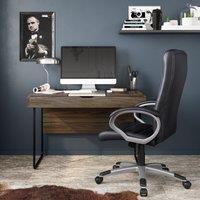 Garrison Leather Executive Chair Black