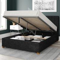 Grant Kimiyo Linen Ottoman Bed Grey