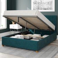 Grant Plush Velvet Ottoman Bed Frame