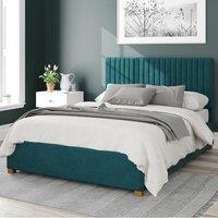 Grant Plush Velvet Ottoman Bed Frame