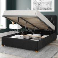 Olivier Plush Velvet Ottoman Bed Frame