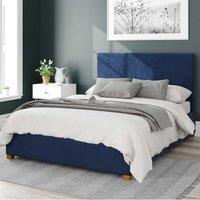 Garland Plush Velvet Ottoman Bed Navy