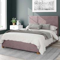 Garland Plush Velvet Ottoman Bed Pink