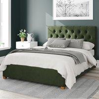 Olivier Plush Velvet Ottoman Bed Forest (Green)