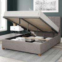 Grant Plush Velvet Ottoman Bed Frame