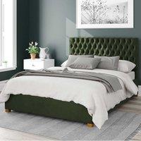 Monroe Plush Velvet Ottoman Bed Frame