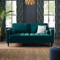 Zoe Velvet Sofa Bed Green