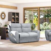 Wareham 2 Seater Power Recliner Sofa Light Grey