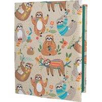 A4 Sloth Quilters Mat Brown/Green/Blue