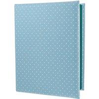 A4 3 Blue Spots Quilters Mat Blue/White