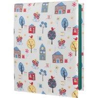 A4 Floral Quilters Mat White/Blue/Red