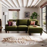 Beatrice Matte Velvet 4 Seater Corner Chaise Double Sofa Bed