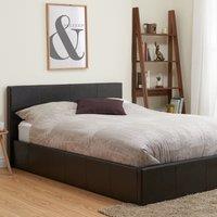 Berlin Ottoman Bed Frame, Faux Leather