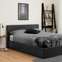 Berlin Ottoman Bed Frame, Faux Leather