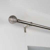 Holford Ball Extendable Metal Eyelet Curtain Pole