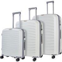 Rock Luggage Set of 3 Sunwave Hard Shell Suitcases