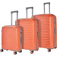 Rock Luggage Sunwave Set of 3 Suitcases Peach