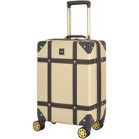 Rock Luggage Vintage Suitcase Gold
