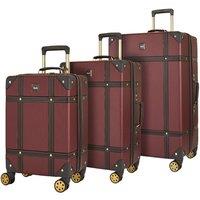 Rock Luggage Vintage Set of 3 Hard Shell Suitcases