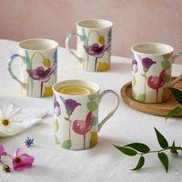 Portmeirion Set of 4 Water Garden Mugs