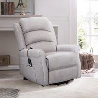 Ernest Textured Weave Rise and Recline Chair Twin Motor Natural