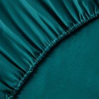 Fogarty Soft Touch Fitted Sheet Teal (Blue)