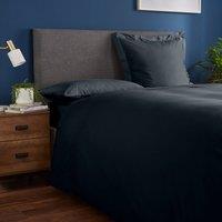 Fogarty Soft Touch Flat Sheet Luxe Navy