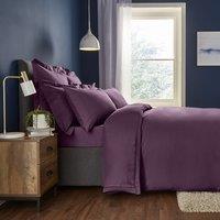 Fogarty Soft Touch Fitted Sheet Plum Purple