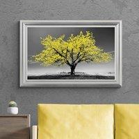 Blossom Tree Yellow by Peter Wey Framed Print