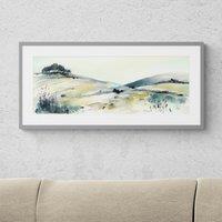 Hillside In Spring by Elizabeth Baldin Framed Print