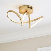 Octtava LED Semi Flush Ceiling Fitting