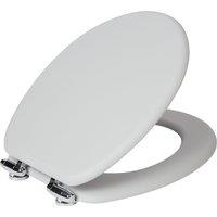 Grey Soft Touch Toilet Seat Grey