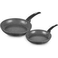 Tower Cerastone Forged Non-Stick 2 Piece Frying Pan Set Black