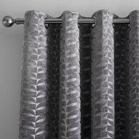Curtina Kendal Jacquard Eyelet Curtains