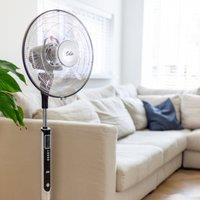 Solis Fan-Tastic Stand Fan Silver