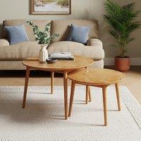 Farris Nest of Coffee Tables Light Oak