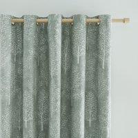 Catherine Lansfield Alder Trees Eyelet Curtains